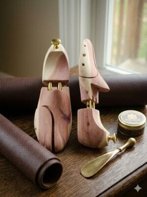 shoe tree made of cedar wood