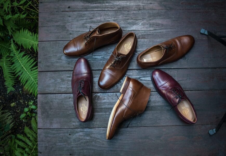 Brown oxford shoes, Lindy hop shoes