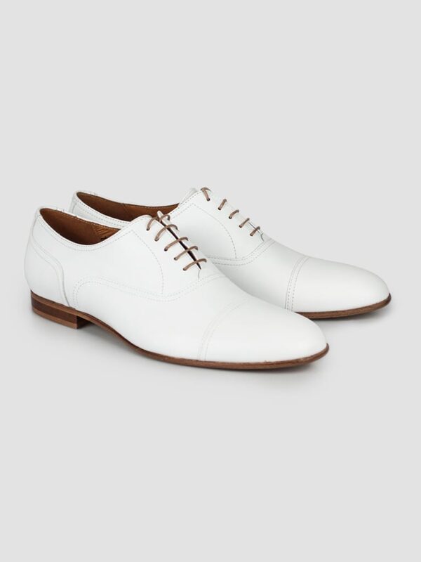 White Lindy hop men's shoes