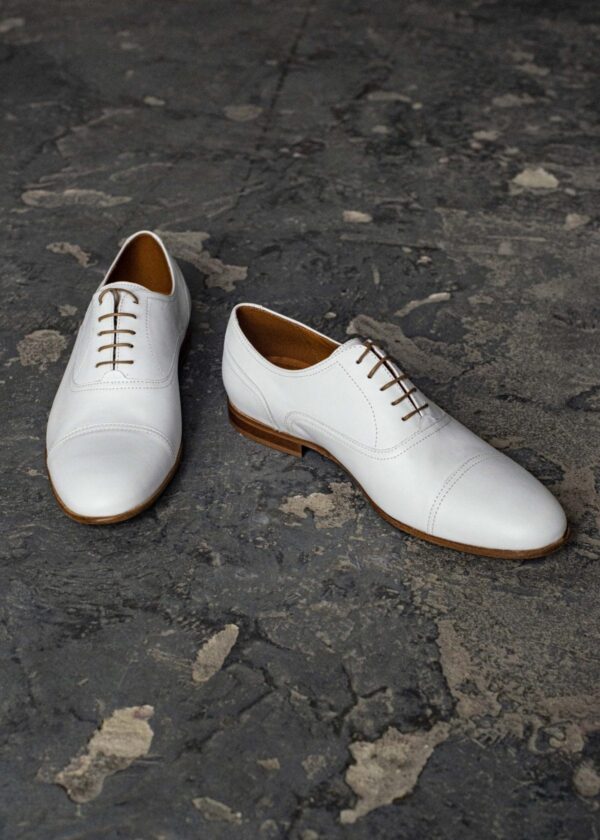 white Lindy Hop shoes