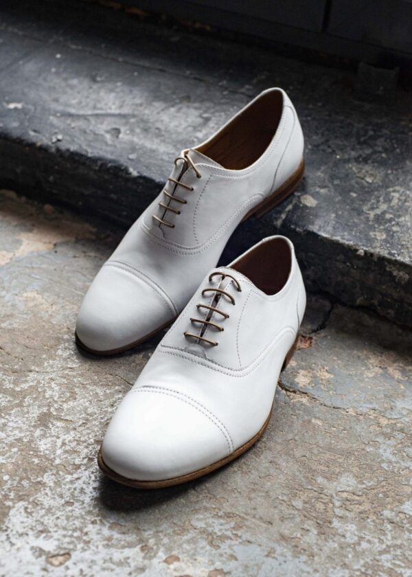 white Lindy Hop shoes