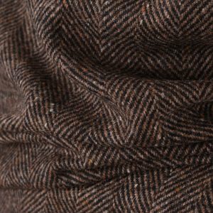 Herringbone Brown Tweed