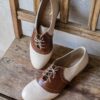 Zapatos de silla de montar para mujer, baile Lindy Hop