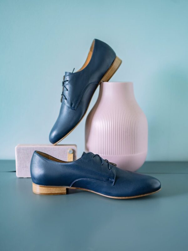 Blue Lindy Hop and Balboa Shoes