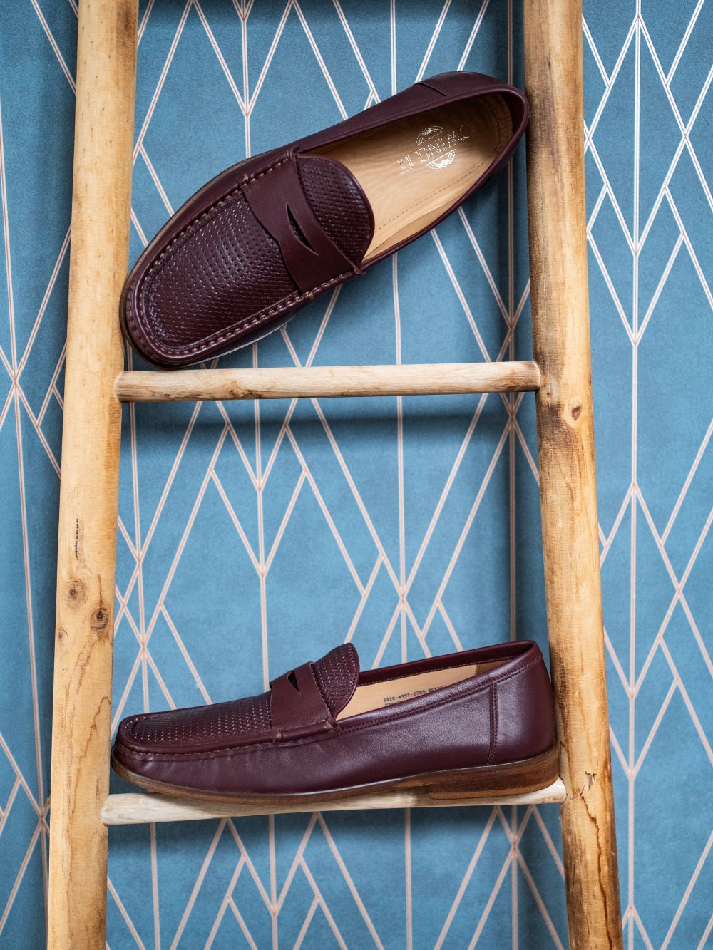 Swing It Shoes Penny Loafers Claret thumbnail 3