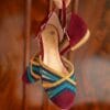 Vivien Kolore colorful suede swing dance shoes with 1.7cm heel