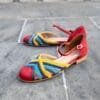 DSC04818 Chaussures de danse multicolores pour Lindy Hop - Vivien Kolore