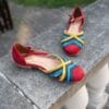 DSC04820 Chaussures de danse multicolores pour Lindy Hop - Vivien Kolore