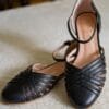 Vivien black Black Sandals for Lindy Hop